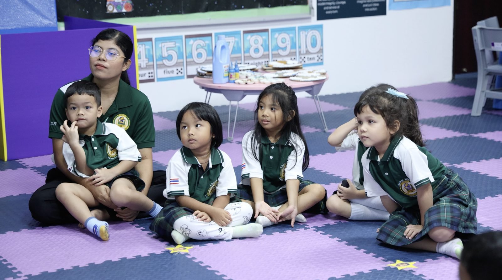 Early Years students during circle time at CISB - 1